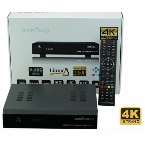 ZGEMMA Receptor Combinado H8.2H Full HD DVB S2X + DVB T2/C Free to Air :  : Electrónica